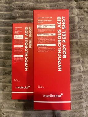 Medicube Hypochlorous Acid Body Peel Shot 80ml and Body Peel Shot 280ml